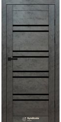 Межкомнатные двери SD-118, PVC Бетон темний