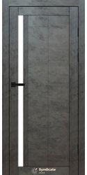 Межкомнатные двери SD-124, PVC Бетон темний