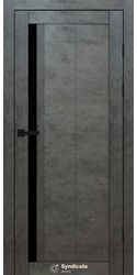 Межкомнатные двери SD-124, PVC Бетон темний
