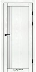 Межкомнатные двери SD-124, PVC Біла структура