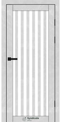 Межкомнатные двери SD-125, PVC Бетон білий
