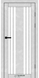 Межкомнатные двери SD-126, PVC Бетон білий