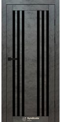 Межкомнатные двери SD-126, PVC Бетон темний
