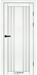 Межкомнатные двери SD-126, PVC Біла структура