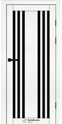 Межкомнатные двери SD-126, PVC Біла структура