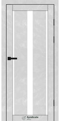 Межкомнатные двери SD-127, PVC Бетон білий
