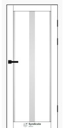 Межкомнатные двери SD-127, PVC Білий оксамит