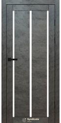 Межкомнатные двери SD-128, PVC Бетон темний