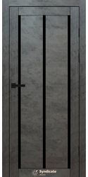 Межкомнатные двери SD-128, PVC Бетон темний