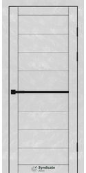 Межкомнатные двери SD-129, PVC Бетон білий