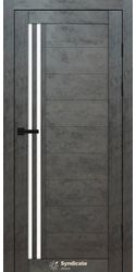 Межкомнатные двери SD-135, PVC Бетон темний