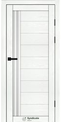 Межкомнатные двери SD-135, PVC Біла структура