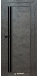 Межкомнатные двери SD-136, PVC Бетон темний