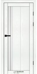 Межкомнатные двери SD-136, PVC Біла структура