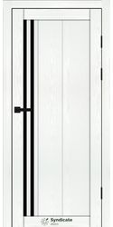 Межкомнатные двери SD-136, PVC Біла структура