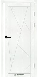 Межкомнатные двери SD-171, PVC Біла структура
