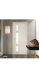 Дверь "Омис" Соло Экошпон (стекло сатин)