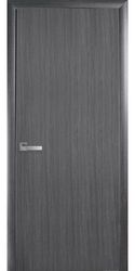 Межкомнатные двери Стандарт глухое, ПВХ DeLuxe Серый