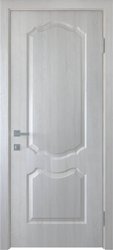 Межкомнатные двери Вензель глухое, ПВХ DeLuxe Ясень New