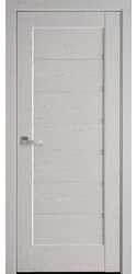 Межкомнатные двери Линнея глухое, ПВХ DeLuxe Патина Серая