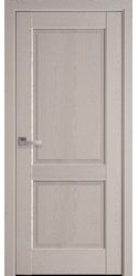 Межкомнатные двери Эпика глухое, ПВХ DeLuxe Патина Серая