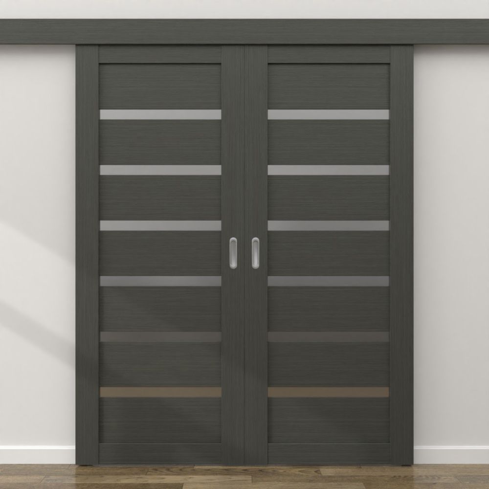 Раздвижные двери двойные Леона венге серый razdvignie_dveri28