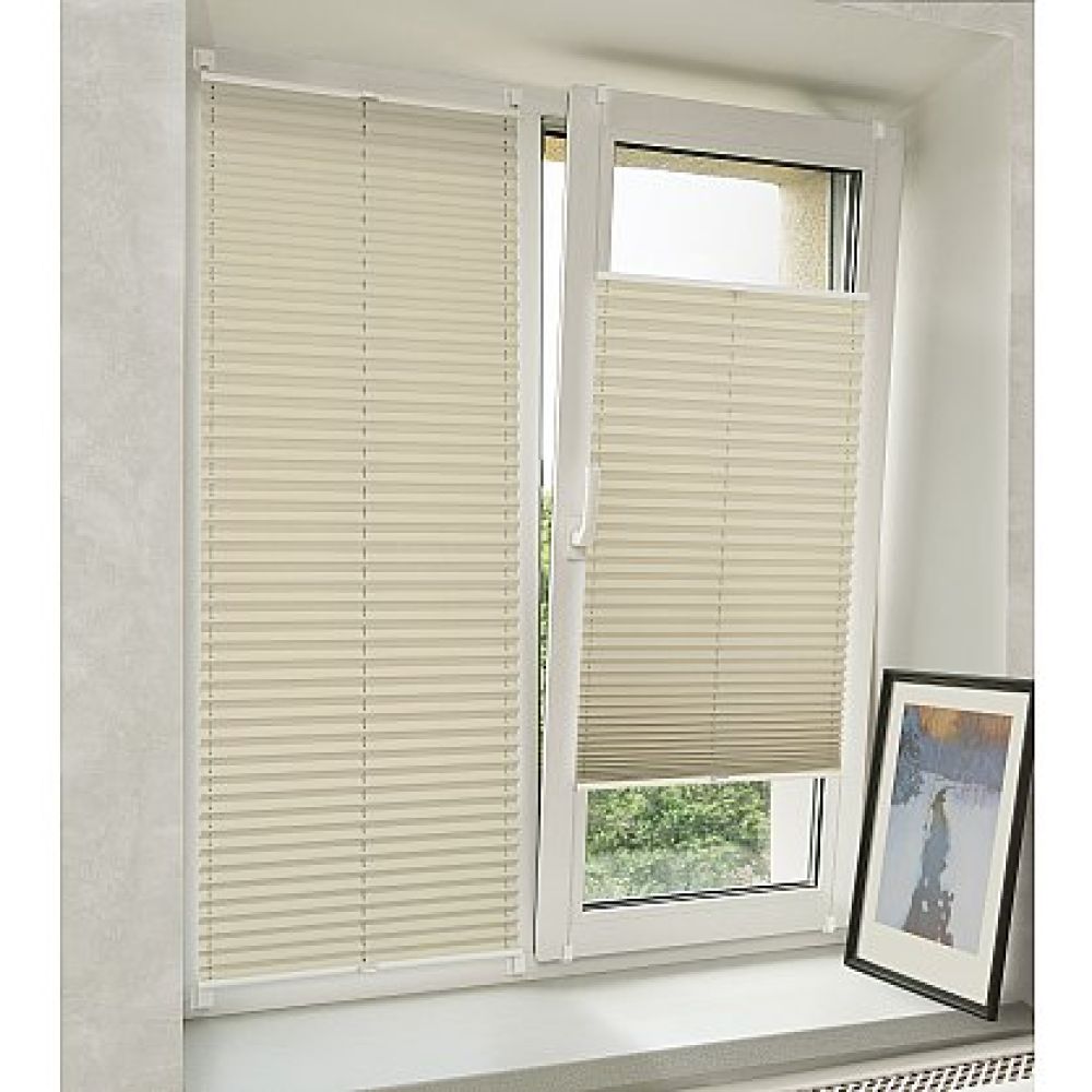 Штора плиссе Basic uni, молочный galuzi_plise13