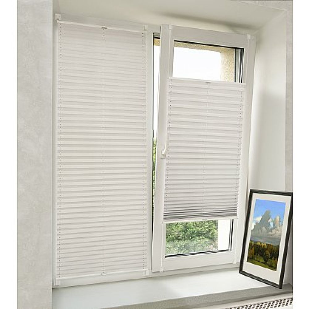 Штора плиссе Стандарт Blackout, белый galuzi_plise11