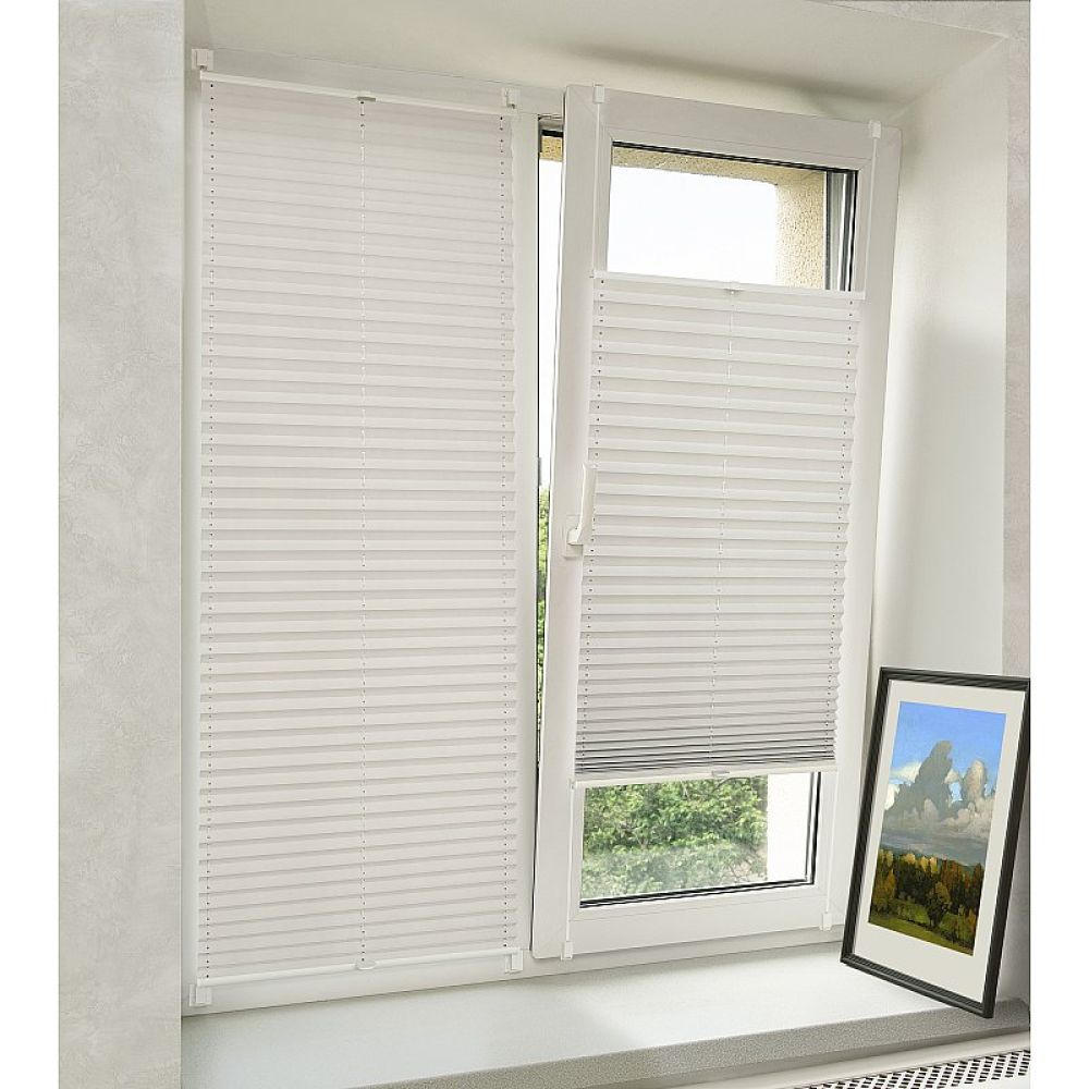 Штора плиссе Стандарт Blackout, белый galuzi_plise24