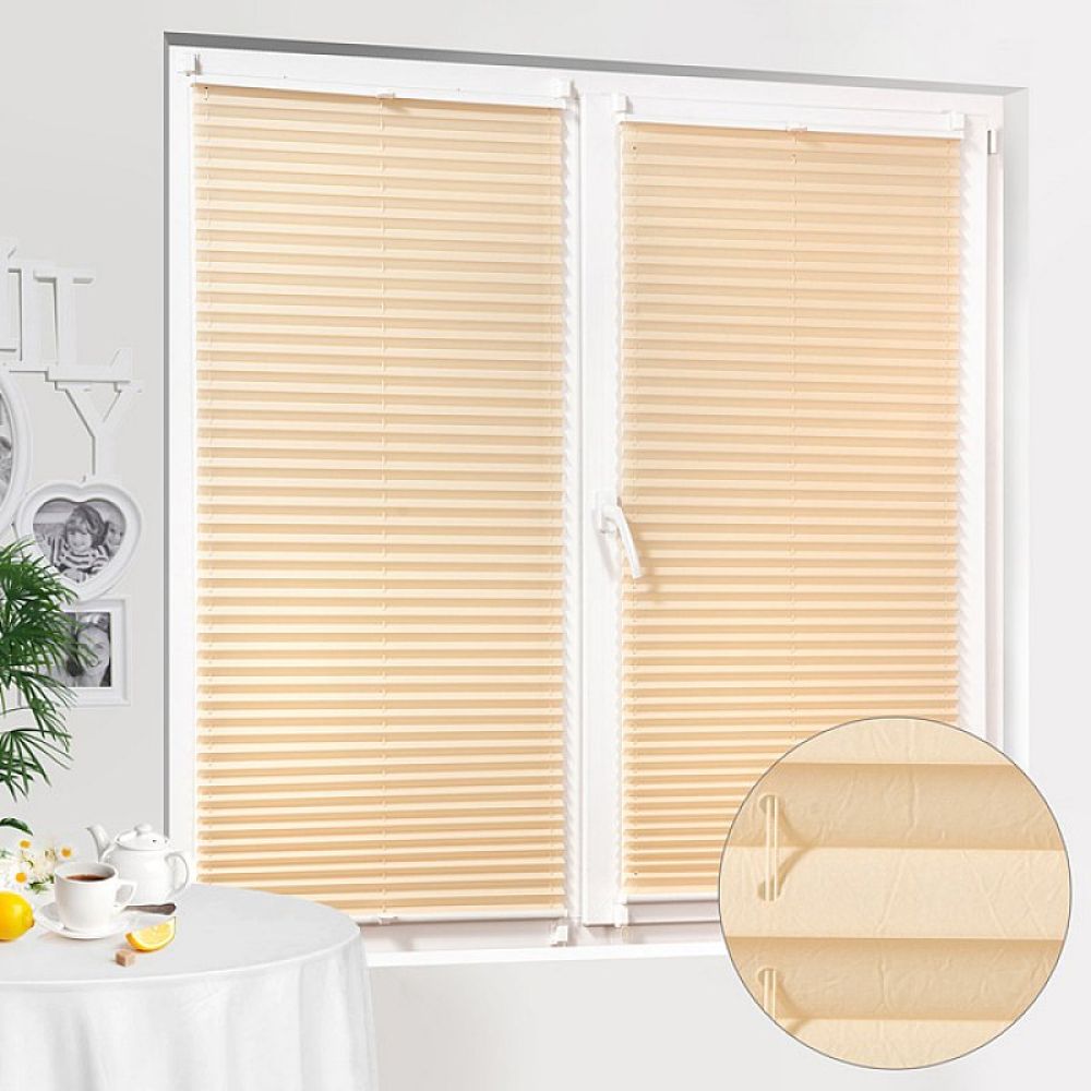 Штора плиссе "Basic Crush Розовый"  galuzi_plise21