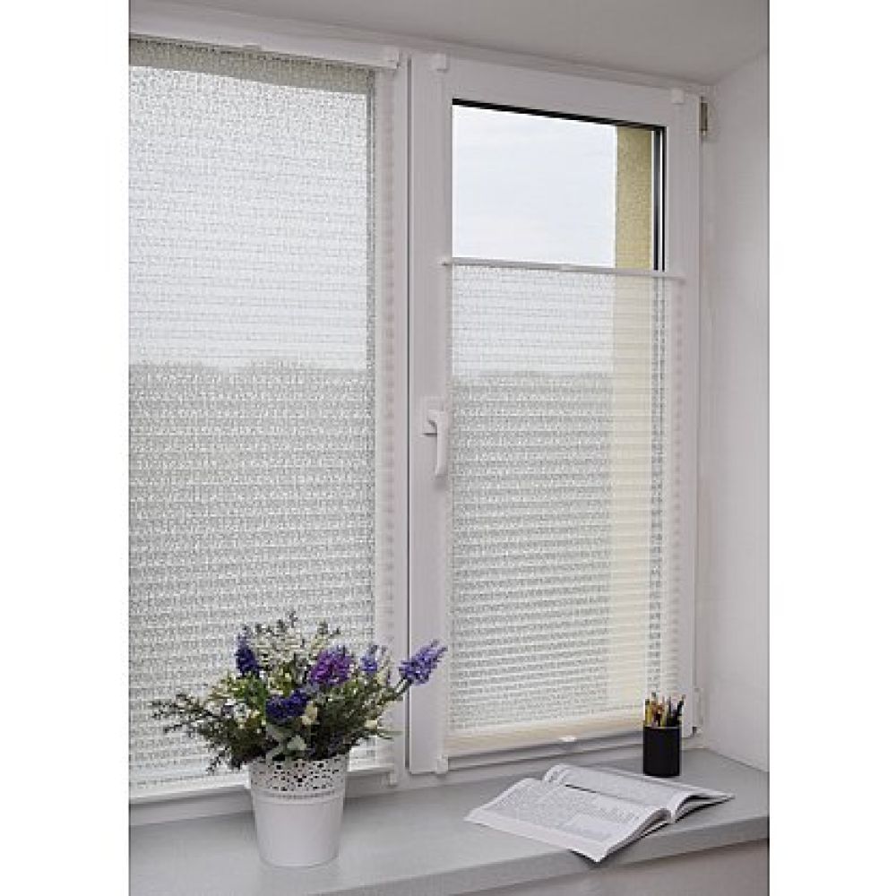 Штора плиссе "Basic Transparent Белый" galuzi_plise20