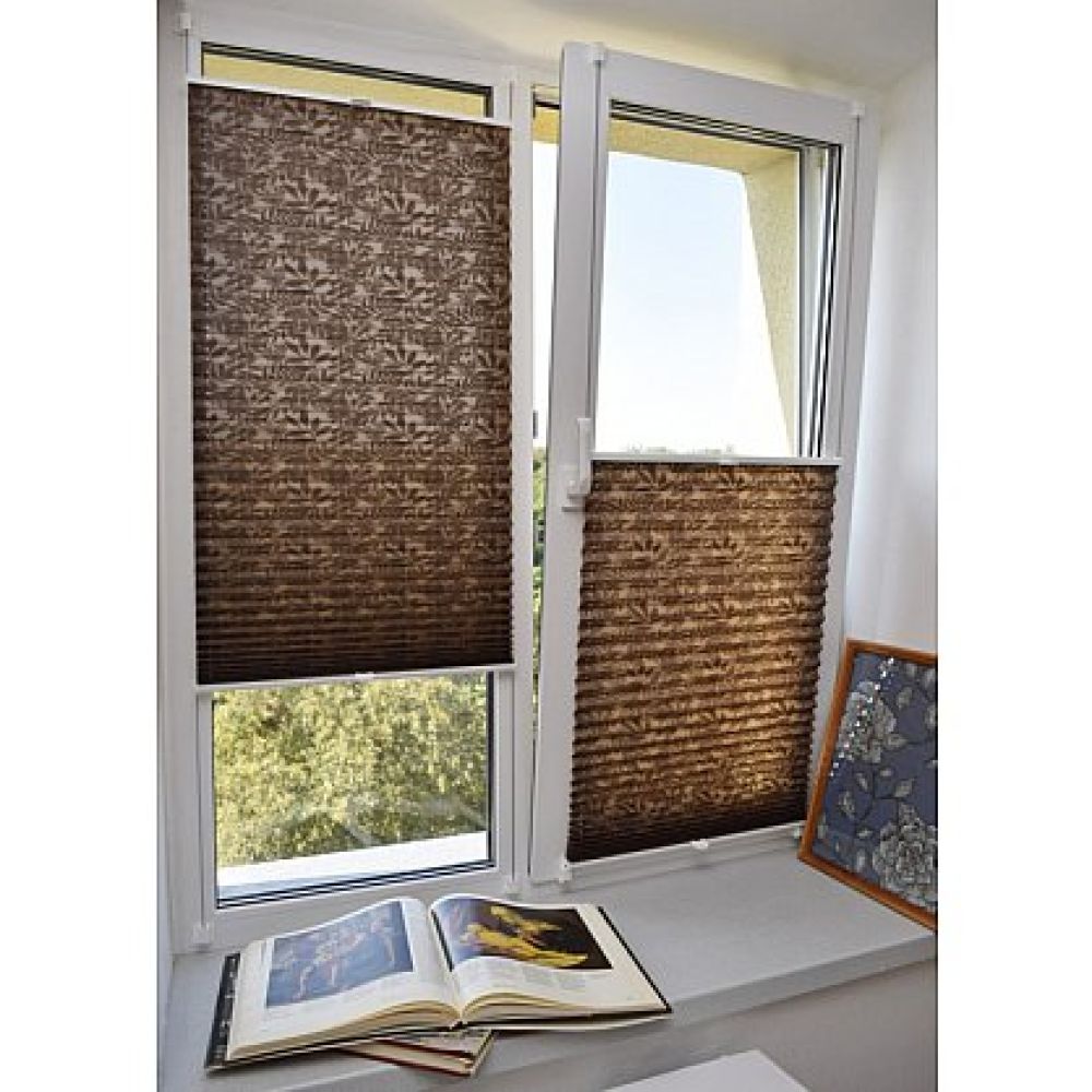 Штора плиссе "Шоколад" galuzi_plise23