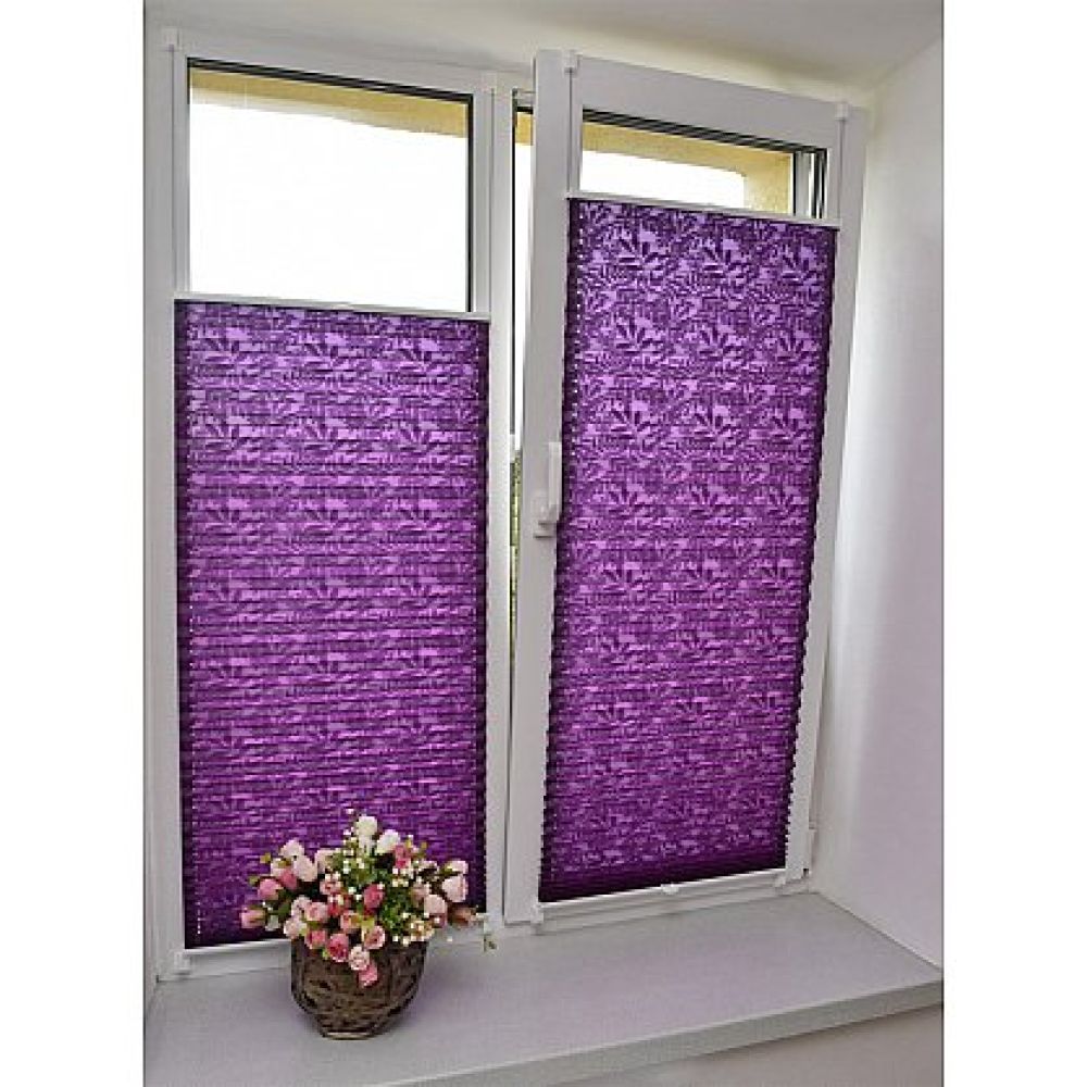 Штора плиссе "Фиолетовый" galuzi_plise17