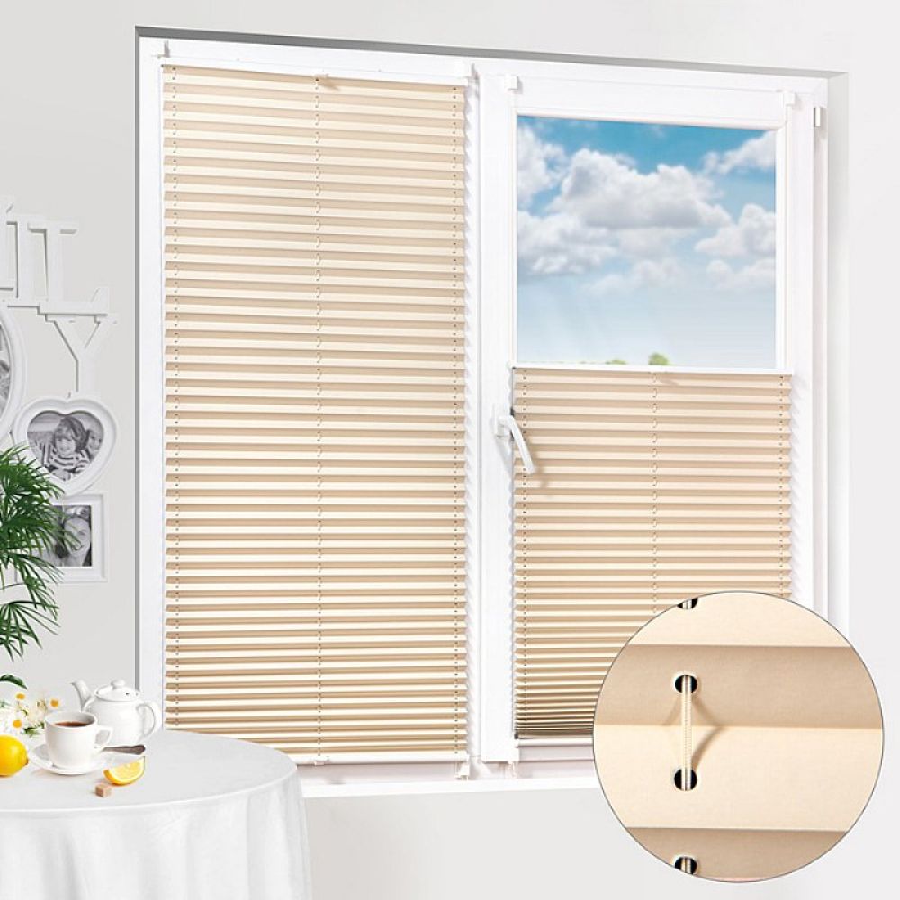 Штора плиссе "Basic Blackout Пудровый" galuzi_plise27