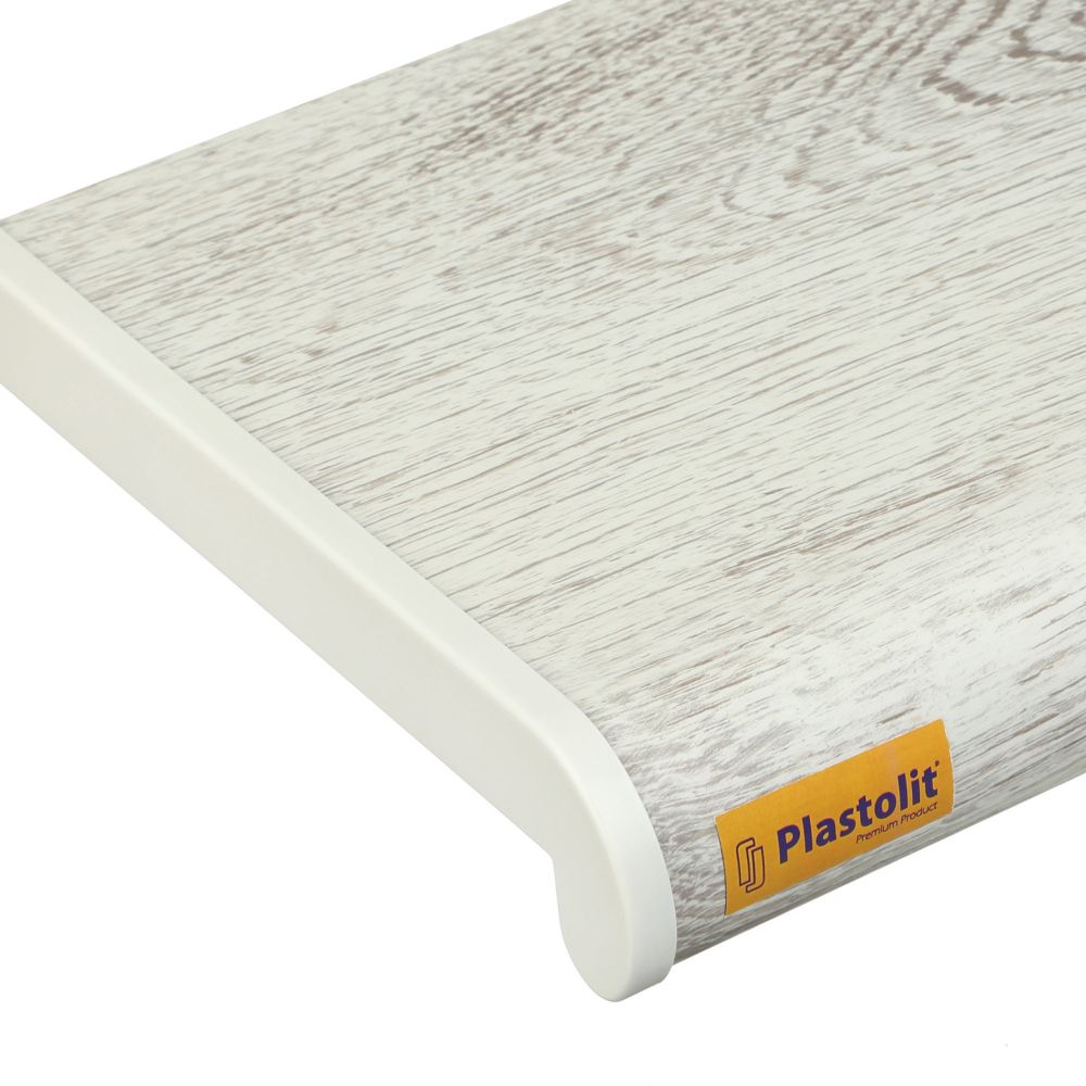 Подоконник пластиковый Plastolit (Пластолит) белый дуб матовый podokonik_plastikoviy10