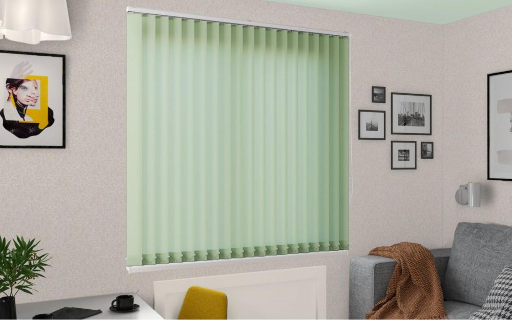 Жалюзи вертикальные Виконт Лайн Зеленый vertikalnye-zhalyuzi14