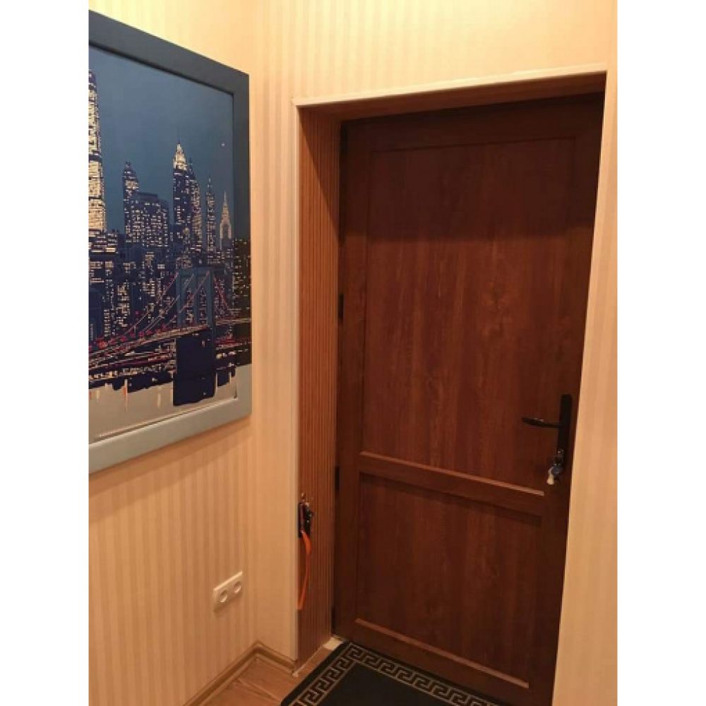 Металлопластиковые двери одинарные золотой дуб №32 plastikovie_dveri32