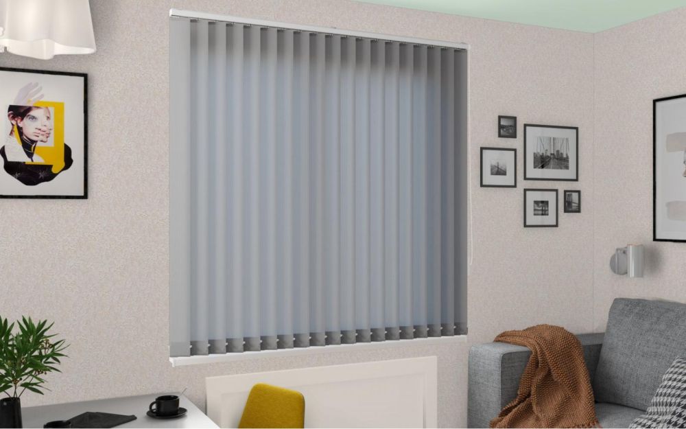 Жалюзи вертикальные Виконт Симпли Темно-серый vertikalnye-zhalyuzi34