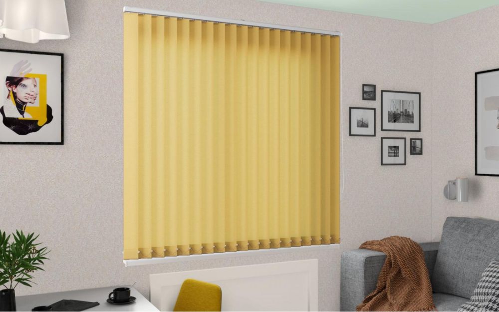 Жалюзи вертикальные Виконт Симпли Желтый vertikalnye-zhalyuzi8