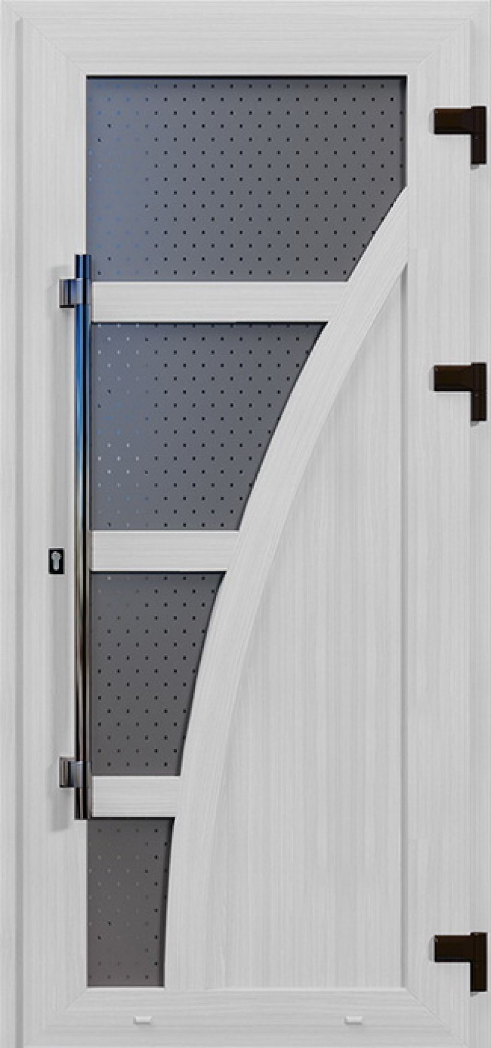 Металлопластиковые двери одинарные дуб шефилд № 59 plastikovie_dveri59