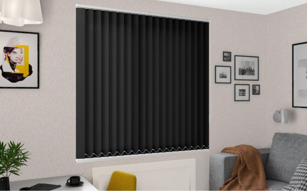 Жалюзи вертикальные Виконт Лайн черный vertikalnye-zhalyuzi27