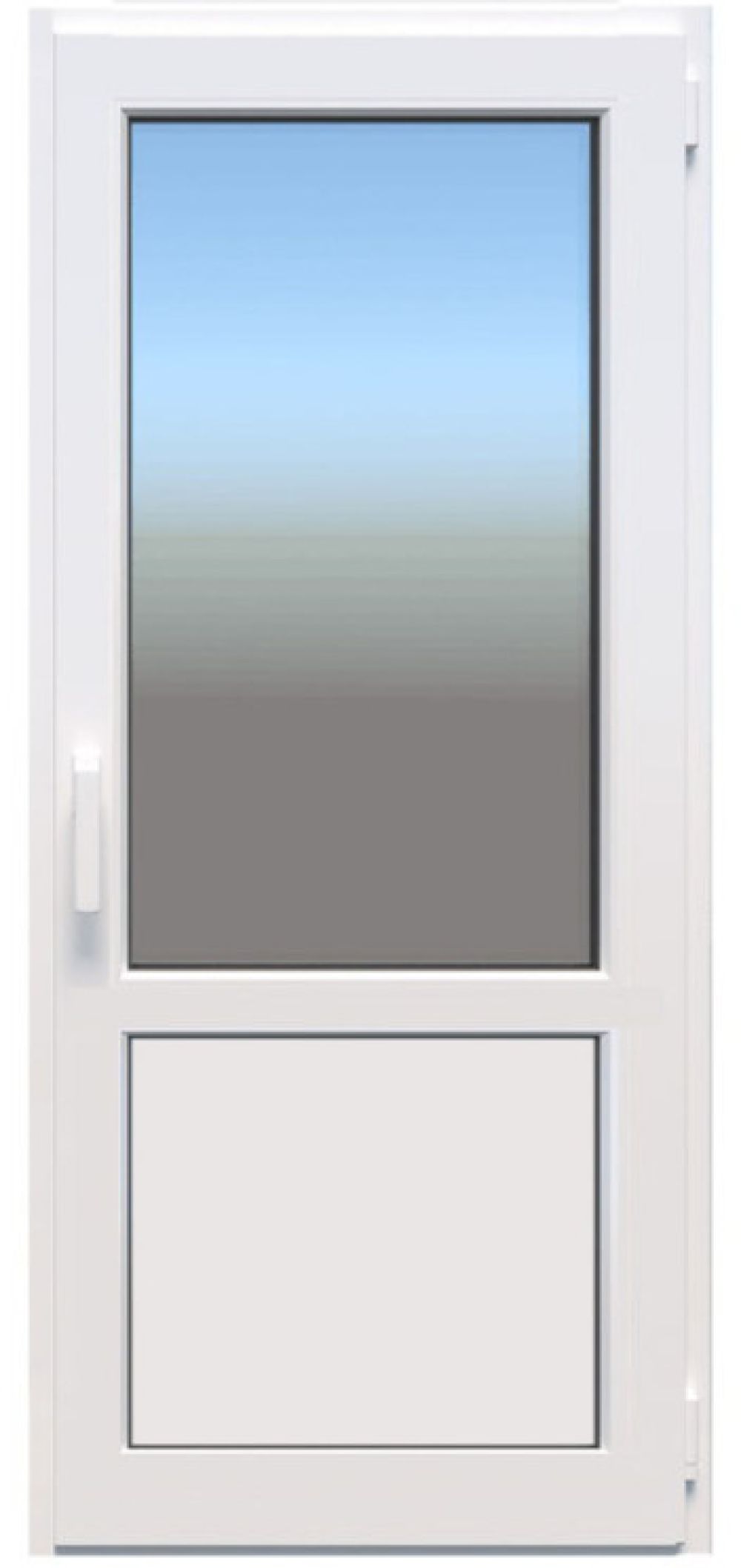 Металлопластиковые двери одинарные белые plastikovie_dveri1