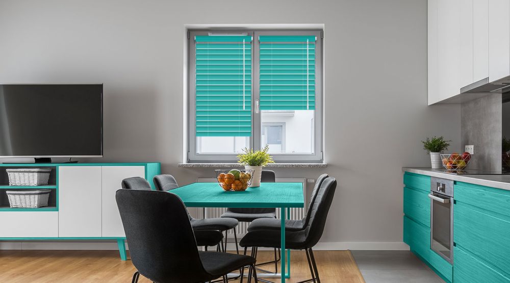 Жалюзи горизонтальные Виконт цвет лагуна galuzi_gorizontalni15