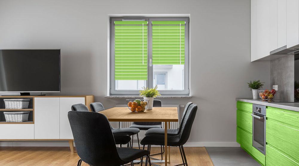 Жалюзи горизонтальные Виконт цвет салатовый galuzi_gorizontalni6