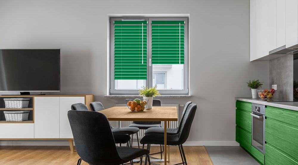 Жалюзи горизонтальные Виконт цвет зеленый galuzi_gorizontalni4