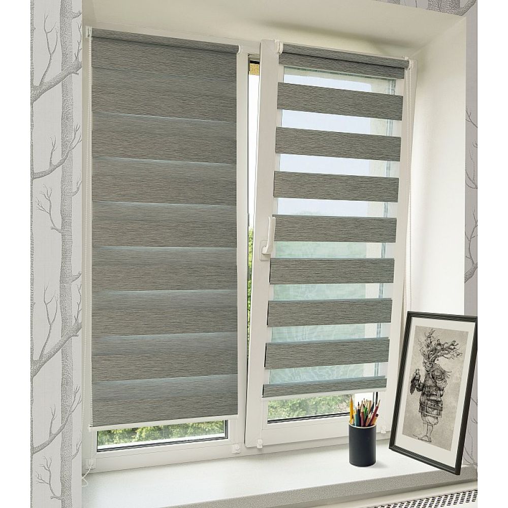 Рулонная шторы / Жалюзи День-Ночь Фаро Кварц galuzi_den_noch25