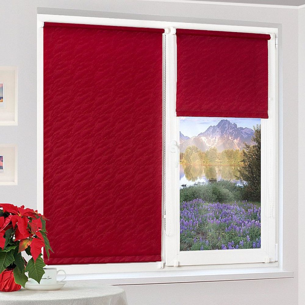 Тканевые ролеты Вода красный tkaniny_roleti29