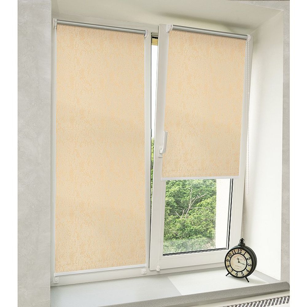 Тканевые ролеты Перла Бежевый tkaniny_roleti11